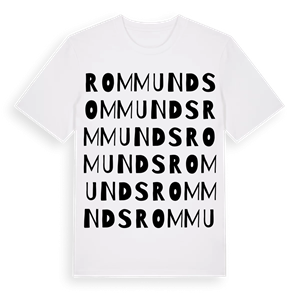 Rommunds ordlek t-shirt – ekologisk bomull t-shirt från Pinshirt