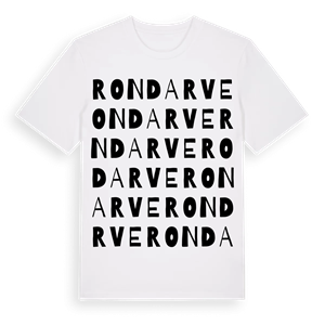 Rondarve ordlek t-shirt – ekologisk bomull t-shirt från Pinshirt