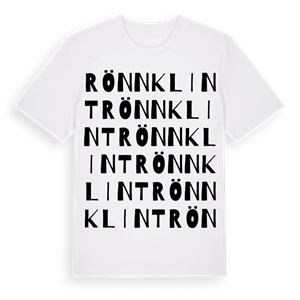 Rönnklint ordlek t-shirt – ekologisk bomull t-shirt från Pinshirt