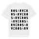 Rosarve ordlek t-shirt