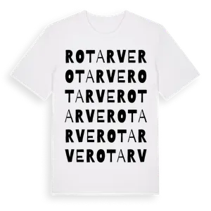 Rotarve ordlek t-shirt – ekologisk bomull t-shirt från Pinshirt
