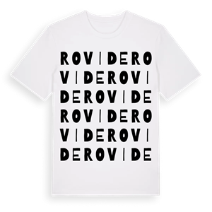 Rovide ordlek t-shirt – ekologisk bomull t-shirt från Pinshirt