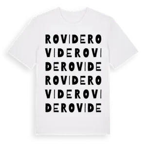 Rovide ordlek t-shirt – ekologisk bomull t-shirt från Pinshirt