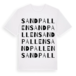 Sandpallen ordlek t-shirt – ekologisk bomull t-shirt från Pinshirt