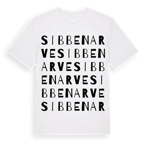 Sibbenarve ordlek t-shirt – ekologisk bomull t-shirt från Pinshirt