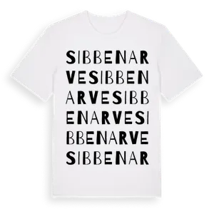 Sibbenarve ordlek t-shirt – ekologisk bomull t-shirt från Pinshirt
