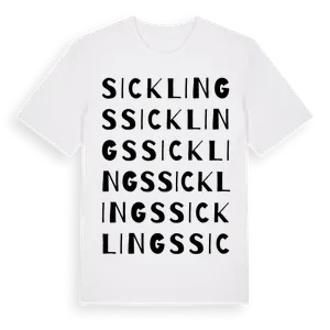 Sicklings ordlek t-shirt – ekologisk bomull t-shirt från Pinshirt