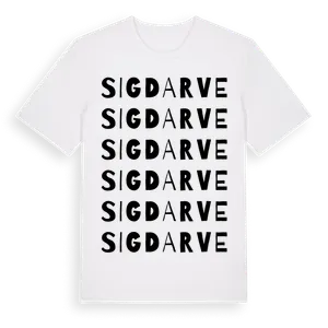 Sigdarve ordlek t-shirt – ekologisk bomull t-shirt från Pinshirt
