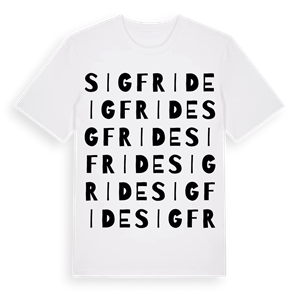 Sigfride ordlek t-shirt – ekologisk bomull t-shirt från Pinshirt
