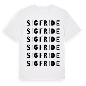 Sigfride ordlek t-shirt – ekologisk bomull t-shirt från Pinshirt