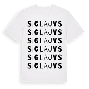 Siglajvs ordlek t-shirt – ekologisk bomull t-shirt från Pinshirt