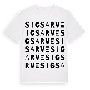 Sigsarve ordlek t-shirt – ekologisk bomull t-shirt från Pinshirt