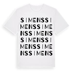 Simens ordlek t-shirt – ekologisk bomull t-shirt från Pinshirt