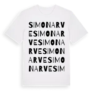Simonarve ordlek t-shirt – ekologisk bomull t-shirt från Pinshirt