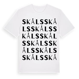 Skåls ordlek t-shirt – ekologisk bomull t-shirt från Pinshirt