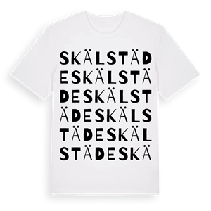 Skälstäde ordlek t-shirt – ekologisk bomull t-shirt från Pinshirt