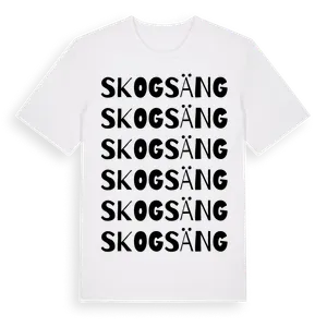 Skogsäng ordlek t-shirt – ekologisk bomull t-shirt från Pinshirt