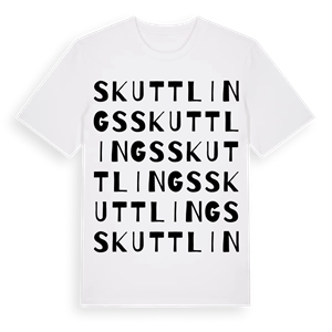 Skuttlings ordlek t-shirt – ekologisk bomull t-shirt från Pinshirt