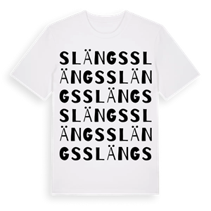 Slängs ordlek t-shirt – ekologisk bomull t-shirt från Pinshirt