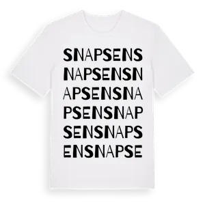 Snapsen ordlek t-shirt – ekologisk bomull t-shirt från Pinshirt
