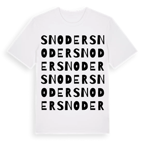 Snoder ordlek t-shirt – ekologisk bomull t-shirt från Pinshirt