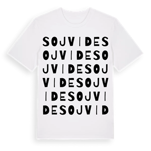 Sojvide ordlek t-shirt – ekologisk bomull t-shirt från Pinshirt