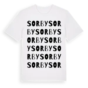 Sorby ordlek t-shirt – ekologisk bomull t-shirt från Pinshirt