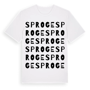 Sproge ordlek t-shirt – ekologisk bomull t-shirt från Pinshirt