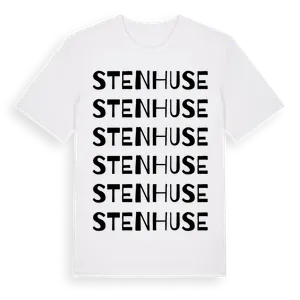 Stenhuse ordlek t-shirt – ekologisk bomull t-shirt från Pinshirt