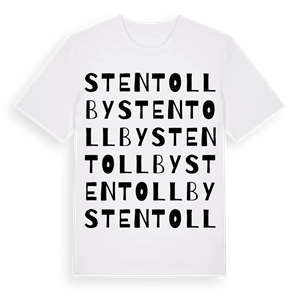 Stentollby ordlek t-shirt – ekologisk bomull t-shirt från Pinshirt