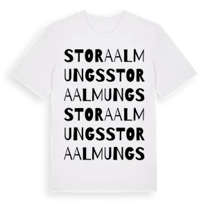 Stora Almungs ordlek t-shirt – ekologisk bomull t-shirt från Pinshirt