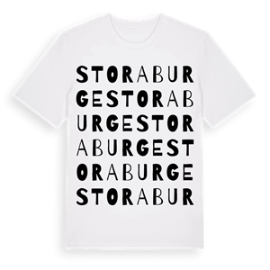 Stora Burge ordlek t-shirt – ekologisk bomull t-shirt från Pinshirt