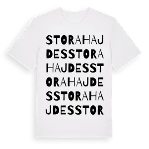 Stora Hajdes ordlek t-shirt – ekologisk bomull t-shirt från Pinshirt