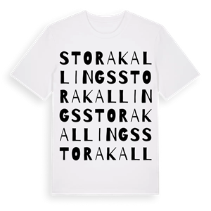 Stora Kallings ordlek t-shirt – ekologisk bomull t-shirt från Pinshirt