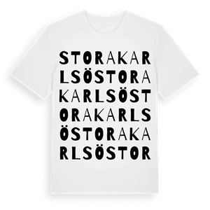 Stora Karlsö ordlek t-shirt – ekologisk bomull t-shirt från Pinshirt