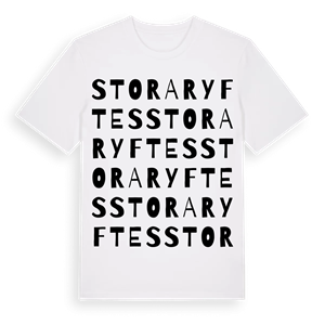 Stora Ryftes ordlek t-shirt – ekologisk bomull t-shirt från Pinshirt