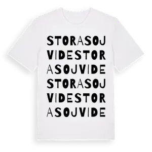 Stora Sojvide ordlek t-shirt – ekologisk bomull t-shirt från Pinshirt