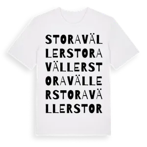 Stora Väller ordlek t-shirt – ekologisk bomull t-shirt från Pinshirt