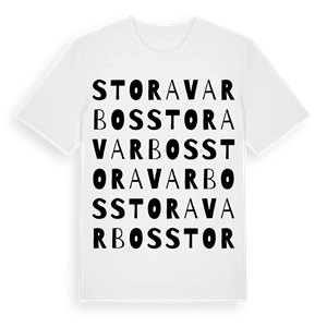 Stora Varbos ordlek t-shirt – ekologisk bomull t-shirt från Pinshirt