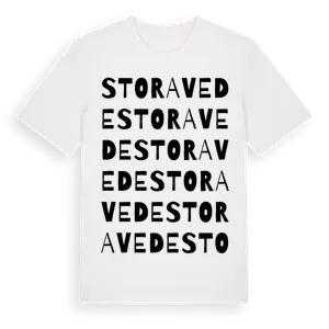 Stora Vede ordlek t-shirt – ekologisk bomull t-shirt från Pinshirt