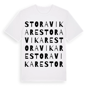Stora Vikare ordlek t-shirt – ekologisk bomull t-shirt från Pinshirt