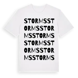 Storms ordlek t-shirt – ekologisk bomull t-shirt från Pinshirt