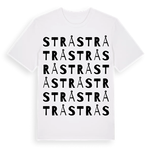 Strå ordlek t-shirt – ekologisk bomull t-shirt från Pinshirt