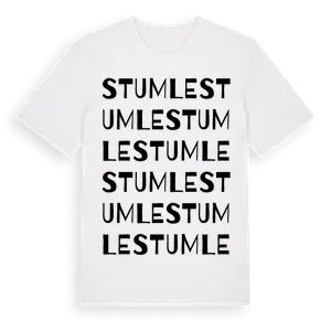 Stumle ordlek t-shirt – ekologisk bomull t-shirt från Pinshirt