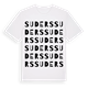 White t-shirt med Suders ordlek t-shirt