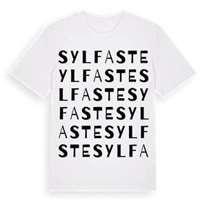 Sylfaste ordlek t-shirt – ekologisk bomull t-shirt från Pinshirt