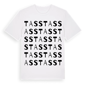 Tass ordlek t-shirt – ekologisk bomull t-shirt från Pinshirt