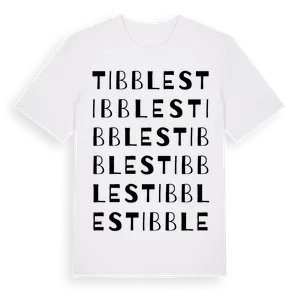 Tibbles ordlek t-shirt – ekologisk bomull t-shirt från Pinshirt