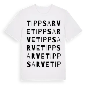 Tippsarve ordlek t-shirt – ekologisk bomull t-shirt från Pinshirt
