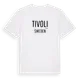 White t-shirt med Tivoli i Sverige t-shirt